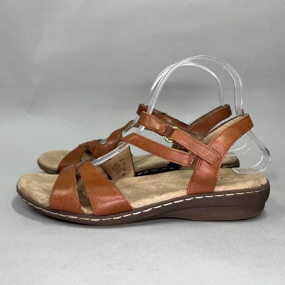 Soul Naturalizer Women's Size 9 Brown Leather Sling Back Sandals‎ - Picture 4 of 11